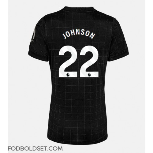 Tottenham Hotspur Brennan Johnson #22 Udebanetrøje Dame 2025-26 Kortærmet